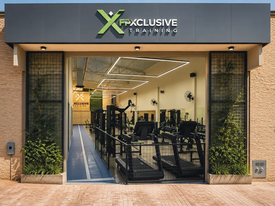Fachada da FP Xclusive — Unidade 1, Parque das Américas